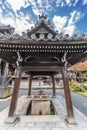 Chozuya or Temizuya water ablution pavilion of Kosho-ji Temple, Jodo-Shinshu sect Buddhism temple located south of Nishi-Honganji