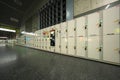 Many Coin-operated lockers installed in Kyoto