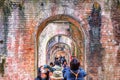 KYOTO, JAPAN - November 29, 2015 : Many tourists visit Nanzenji