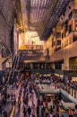 Modern architecture interior of Kyoto railway station in Kyoto, Japan Royalty Free Stock Photo