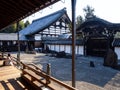 Southern garden inside Hojo residence on the grounds of Tofukuji temple - Kyoto, Japan