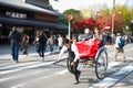 Kyoto, Japan - November 16, 2017 :Tourists are enjoy traveling b