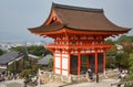 The Nio-mon Deva Gate at Kiyomizu-dera Temple. Kyoto. Japan Royalty Free Stock Photo