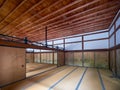 The interior of the Hojo, the head priest`s former residence of Ryoan-ji temple. Kyoto. Japan