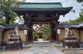 Higashi-mon Gate of Kitano Tenmangu shrine. Kyoto. Japan Royalty Free Stock Photo