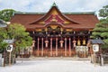 Shaden Sanctuary of of Kitano Tenmangu shrine. Kyoto. Japan Royalty Free Stock Photo