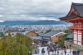 The Nio-mon Deva Gate at Kiyomizu-dera Temple. Kyoto. Japan Royalty Free Stock Photo