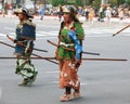 The warriers of Go-Daigo army at the Jidai Festival. Kyoto. Japan Royalty Free Stock Photo