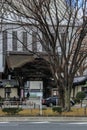 Sights of Japan. Cityscape of Kyoto in winter season.