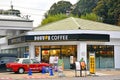 Doutor Coffee shop facade in Kyoto, Japan Royalty Free Stock Photo