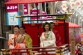 KYOTO - JULY 24: Unidentified Maiko girl (or Geiko lady) on parade of hanagasa in Gion Matsuri (Festival) held on July 24 2014 inK