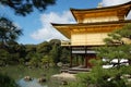 Kyoto Kinkakuji Rokuonji Japan temple Royalty Free Stock Photo