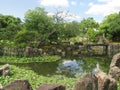 Kyoto Nijo castle gardens Royalty Free Stock Photo