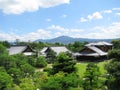Kyoto Nijo castle gardens Royalty Free Stock Photo