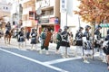 KYOTO - OCT 22: participants on The Jidai Matsuri Royalty Free Stock Photo