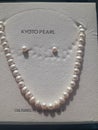 Kyoto pearl necklace and earrings