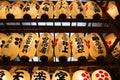 Kyoto shrine lanterns Royalty Free Stock Photo