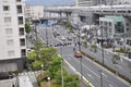 Kyoto, 12th may: Aerial landscape from Hotel Miyako Building in Kyoto City in Japan Royalty Free Stock Photo