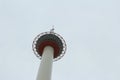 The Kyoto Tower in sunny day. Kyoto Tower Royalty Free Stock Photo
