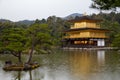 Kyoto Travel: Kinkakuji Golden Pavilion on a rainy day