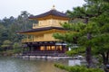 Kyoto Travel: Kinkakuji Golden Pavilion on a rainy day