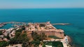 Kyrenia Castle and historical old harbour in Kyrenia, North Cyprus Royalty Free Stock Photo