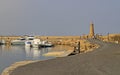 View of historical Kyrenia harbour in North Cyprus