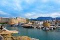 Kyrenia Castle, Girne Kalesi and harbour, Cyprus