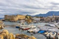 Kyrenia Girne old harbour, Northern Cyprus Royalty Free Stock Photo