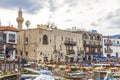 Kyrenia Girne old harbour, Northern Cyprus Royalty Free Stock Photo