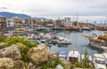 Kyrenia Girne old harbour, Northern Cyprus Royalty Free Stock Photo