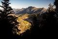 Kyrenia Mountain Range and road to St Hilarion Castle. Kyrenia D