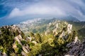 Kyrenia Mountain Range from St Hilarion Castle. Kyrenia Girne