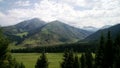 Kyrgyzstan. Nature, mountanis and sky photo