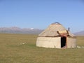 Kyrgyz yurt Royalty Free Stock Photo