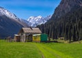 Kyrgyzstan Altyn-Arashan peak `tent`