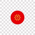 kyrgyzstan icon sign and symbol. kyrgyzstan color icon for website design and mobile app development. Simple Element from countrys Royalty Free Stock Photo