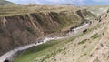 Kyrgyzstan Pamir highway mountains, trek to Lenin peak