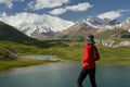 Kyrgyzstan, View on the Pamir mountains