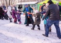 Kyshky Uennar Holiday: Winter fun in Tatar. Tatar holiday in Pushkino, Moscow region
