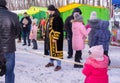 Kyshky Uennar Holiday: Winter fun in Tatar. Tatar holiday in Pushkino, Moscow region