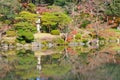 Kyu-Furukawa Gardens in autumn in Tokyo