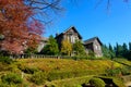 Kyu-Furukawa Gardens in autumn in Tokyo