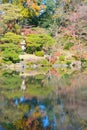Kyu-Furukawa Gardens in autumn in Tokyo