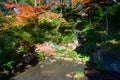 Kyu-Furukawa Gardens in autumn in Tokyo