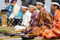 Kyudo Men Seated