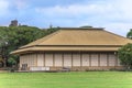 Korokan Ruins Museum on the lawn of the Korokan Square in Fukuoka on Kyushu island.