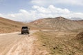 Kyzlyart, Kyrgyzstan August 21 2018: Kyzylart Pass 4280m on the Pamir Highway