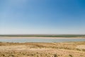 The Kyzylkum desert and the Amu Darya River.