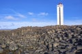 KÃÂ¡lfshamarsvÃÂ­k Lighthouse, Iceland Royalty Free Stock Photo